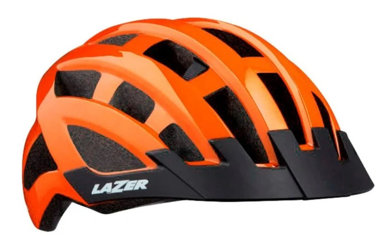 CASCO MTB LAZER COMPACT NARANJA FLASH