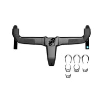 MANUBRIO PRO VIBE EVO CON ESPACIADORES 400MM/95MM CARBON