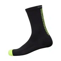 CALCETAS SHIMANO CANO ALTO TALLA L-XL (45-48) NEGRO/AMARILLO