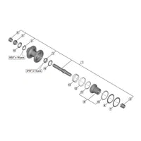 SHIMANO EJE COMPLETO CUBO FH-M7110 BOOST 148MM