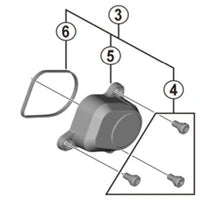 RD.RX812 P.COVER UNIT SHIMANO