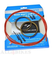 CABLE DE CAMBIO Y FORROS RUTA POLYMERO RJO