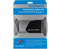 JUEGO CABLES/FORROS FRENO POLIMERO BC-9000 GRIS