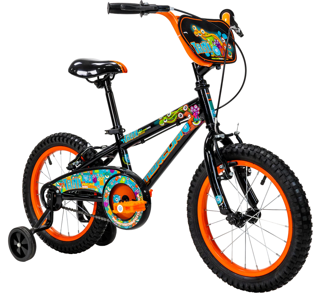Bicicleta Mercurio Negro Troya 16 infanfil