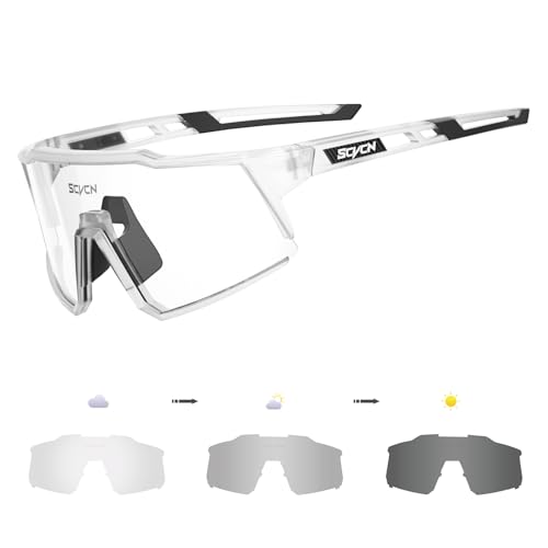 SCVCN AERO LENTES MTB BLANCO/BLANCONEGRO/FOTOCROMÁTICOS AZUL