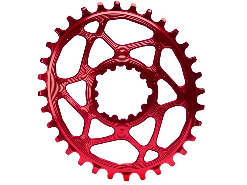PLATO ABSOLUTE BLACK 34T SRAM 3MM ROJO