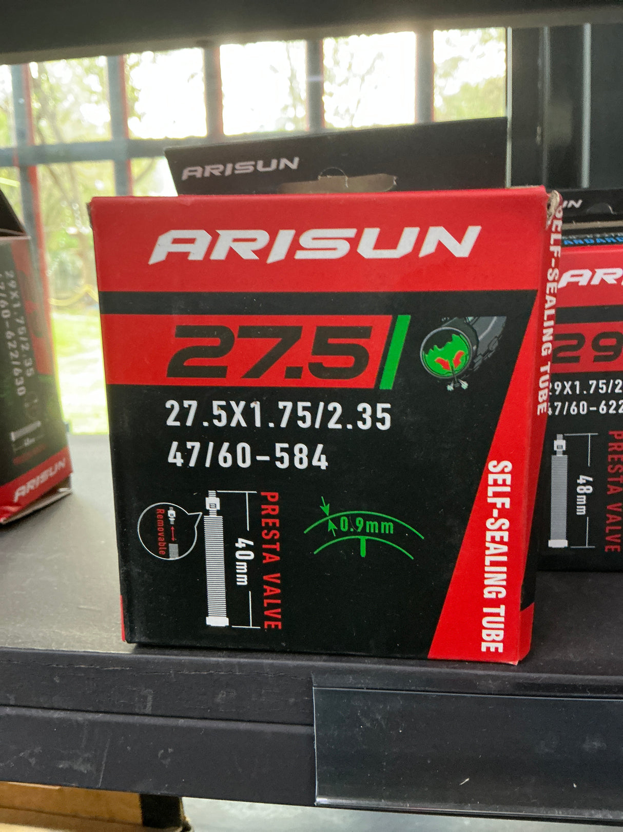 CAMARA MTB ARISUN 27.5X1.75.2.35 VALVULA AMERICANA AUTOSELLA SHIMANO