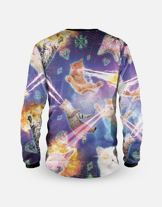 JERSEY MANGA LARGA LOOSE RIDERS CATPOCALYPSE