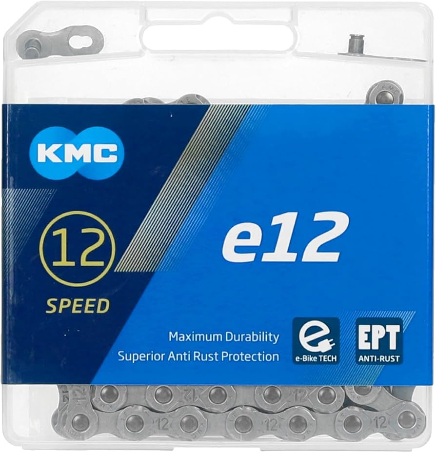 CADENA KMC E12T E-BIKE - PLATA