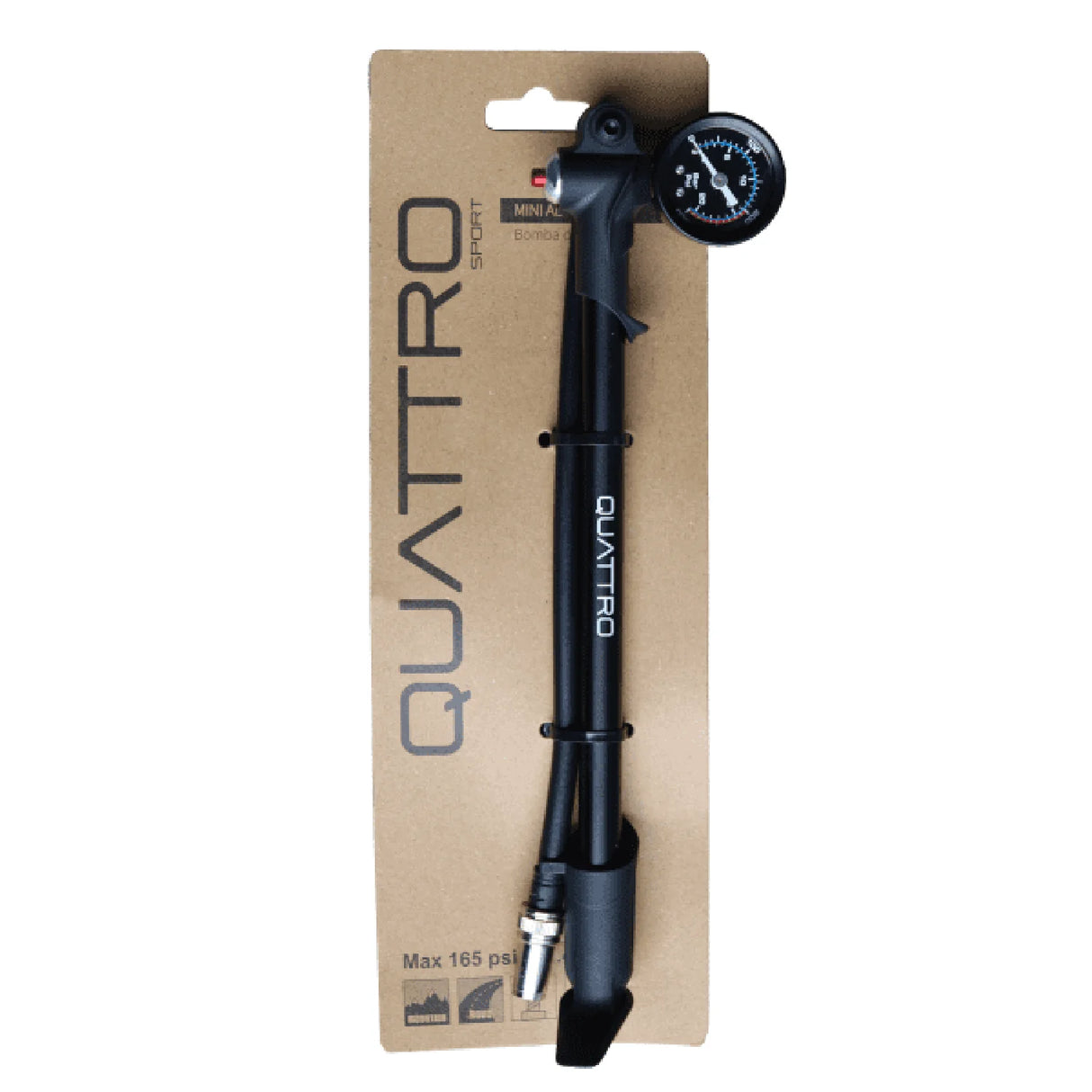 BOMBA DE MANO QUATTRO SPORT MINI AL SHOCK