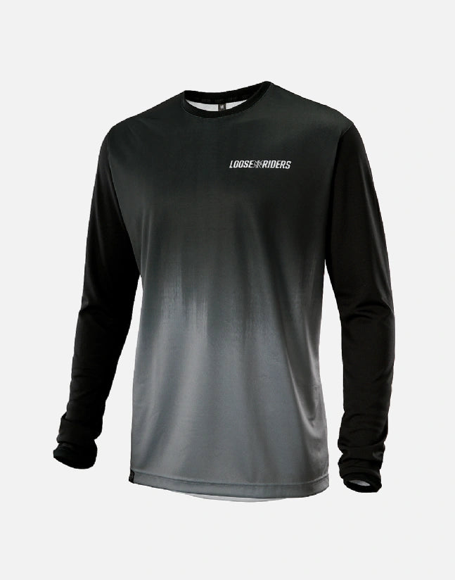 Jersey Manga Larga Loose Riders Dipped Grey
