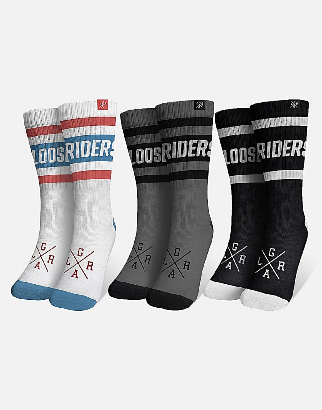 LOOSE RIDERS CALCETAS LEGACY 3 PARES UNITALLA