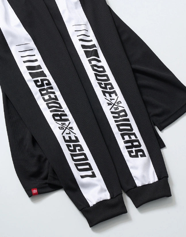 JERSEY MANGA LARGA LOOSE RIDERS RETRO BLACK