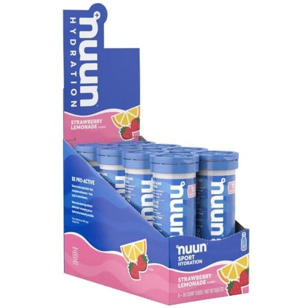 Nuun Hydration Strawberry Lemonade TUBO CON 10 TABLETAS