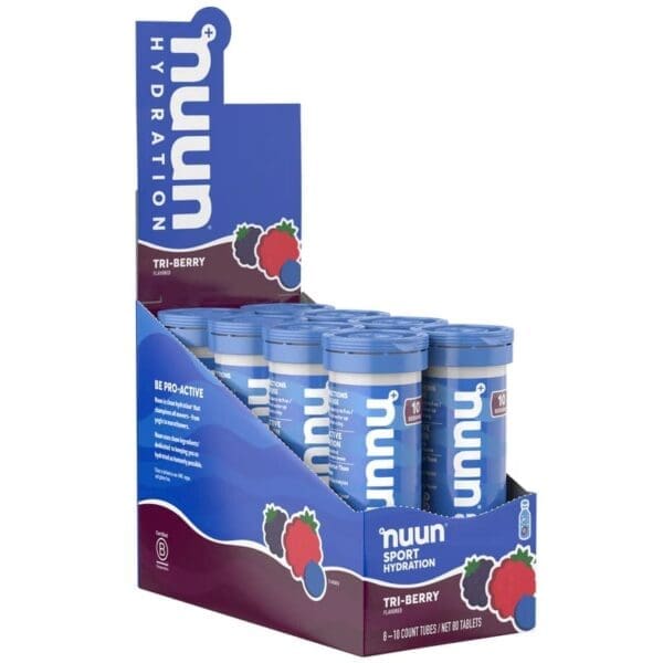 Nuun Sport Tri-Berry TUBO CON 10 TABLETAS