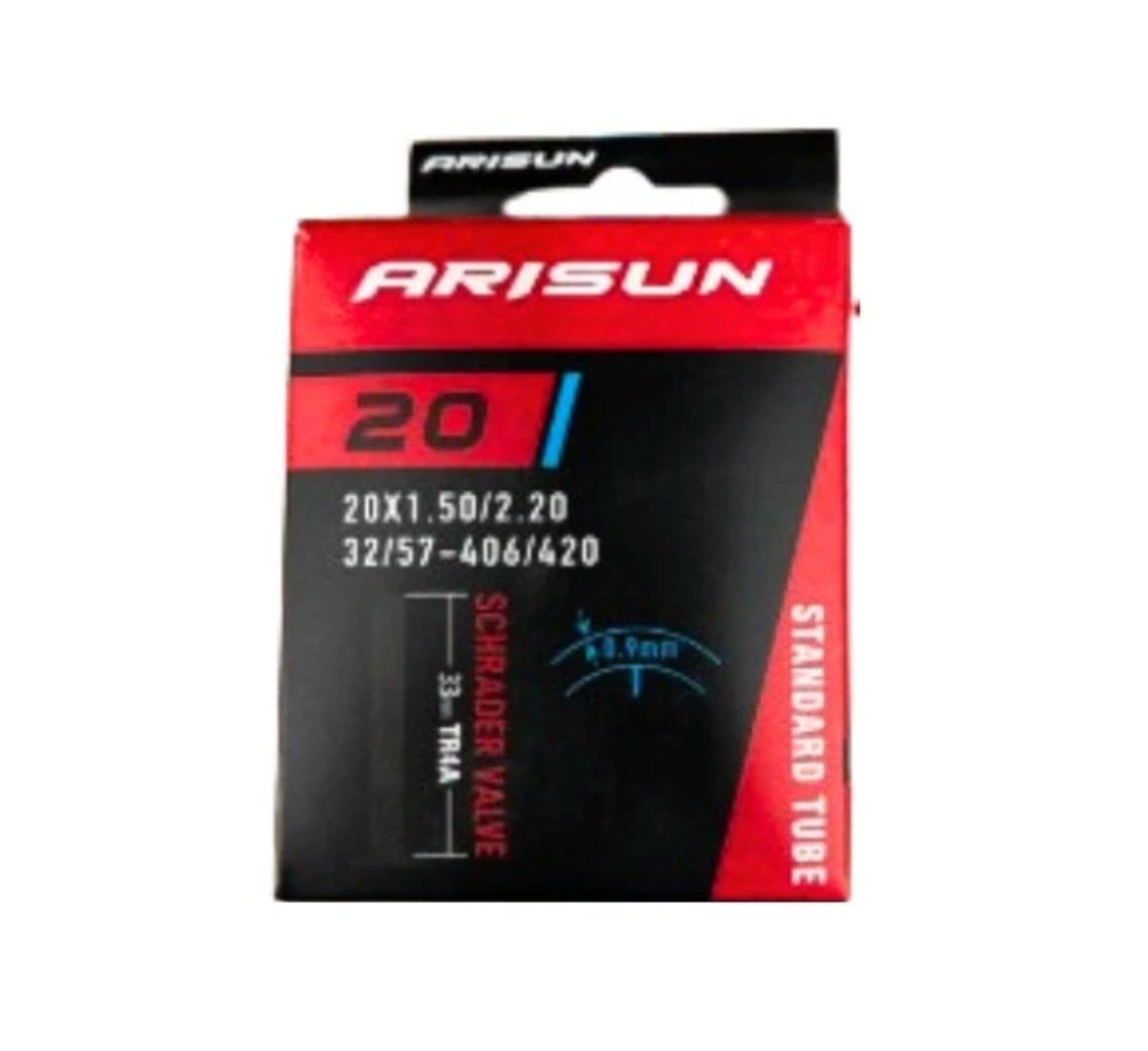 CAMARA ARISUN 20X1.5.2.2 VALVULA Schrader (Americana) SHIMANO