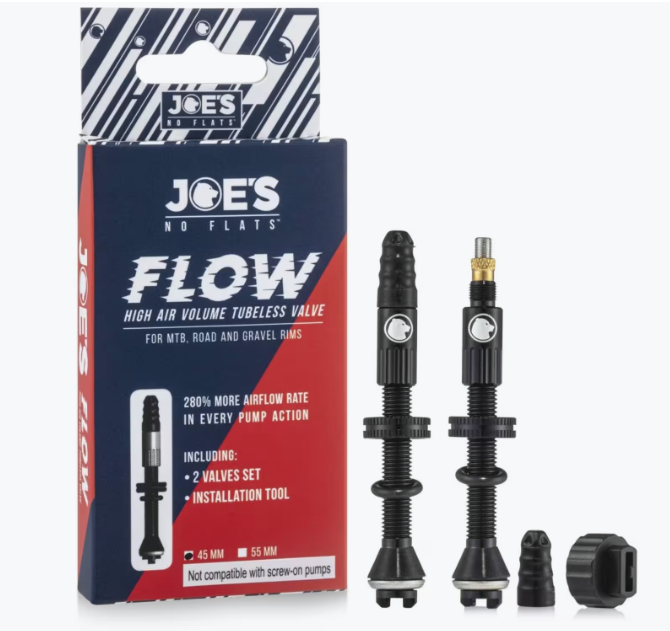 Valvulas Tubeless Joes No Flats Flow High Air Volume