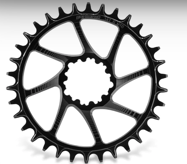 PLATO GARBARUK GXP/DUB MTB ROUND (BOOST) - 36T BLACK