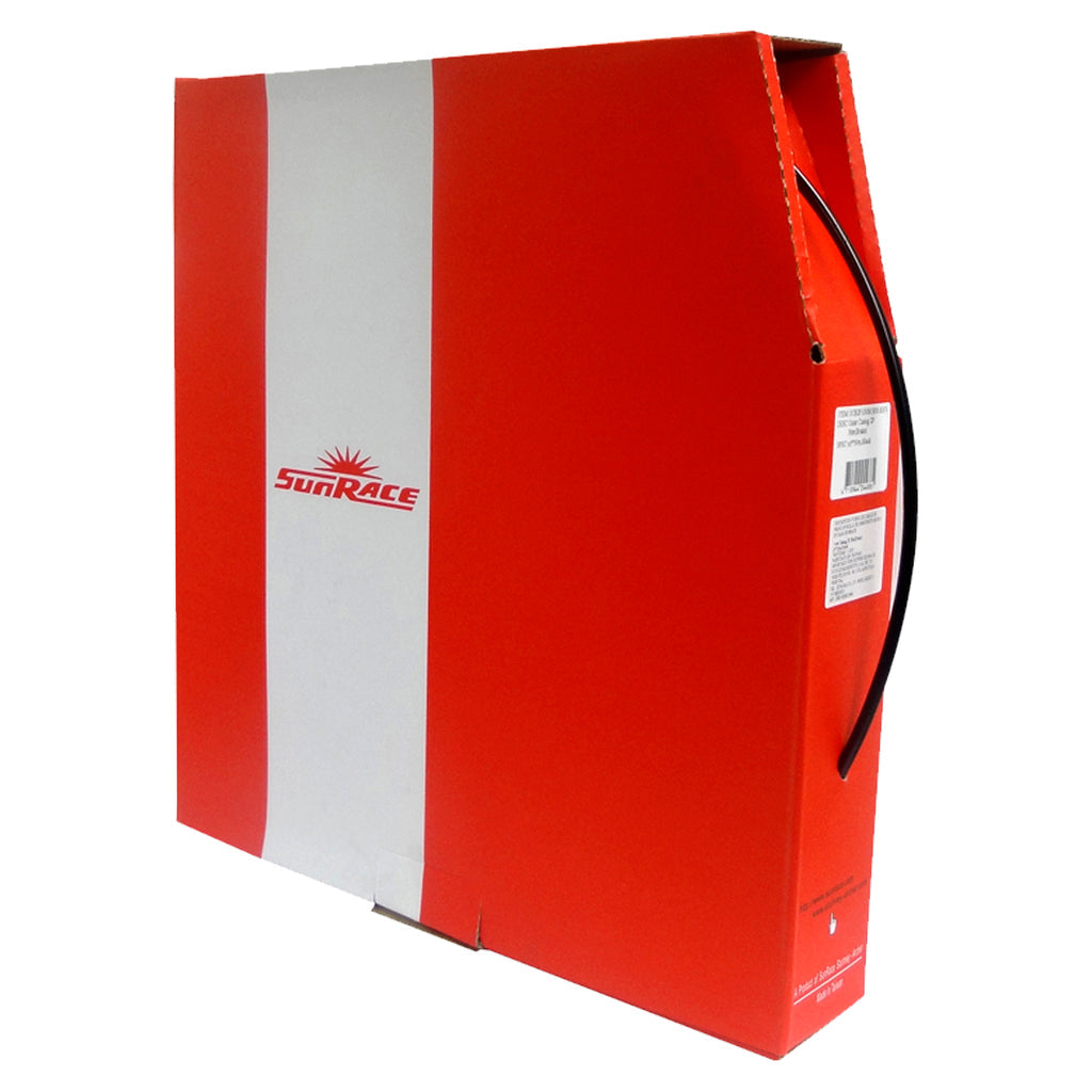 FORRO PARA CABLE DE MANDO SUNRACE ROLLO 4MM/30M NEGRO CAJITA