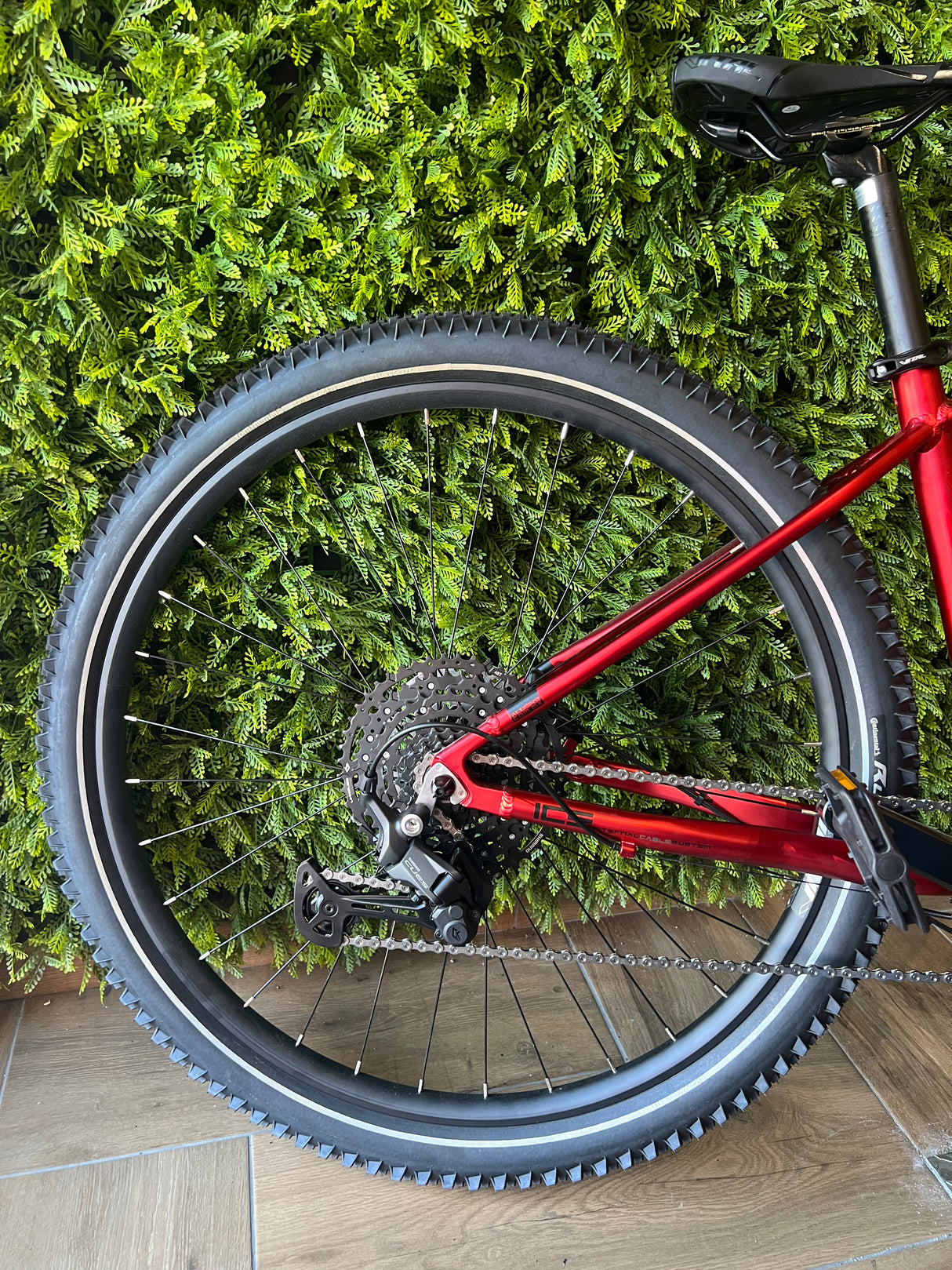 Bicicleta de montaña Medio uso MTB Trail Norco Torrent A1 HT roja