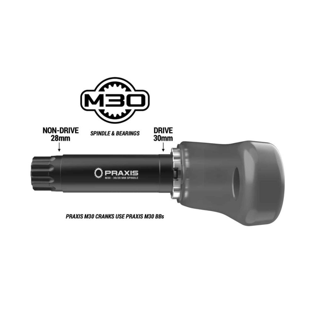 PAR DE BIELAS PRAXIS DH9-83MM | DOWN HILL | ALUMINIO - 165MM