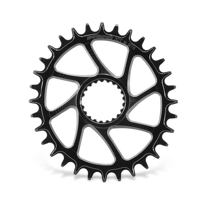 PLATO GARBARUK SHIMANO M7100/M8100 OVALADO - 34T BLACK