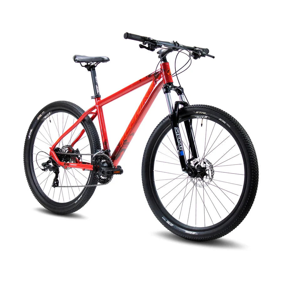 BICICLETA ALUBIKE MTB SIERRA 27.5 COLOR ROJO TALLA M 24V ALUMINIO