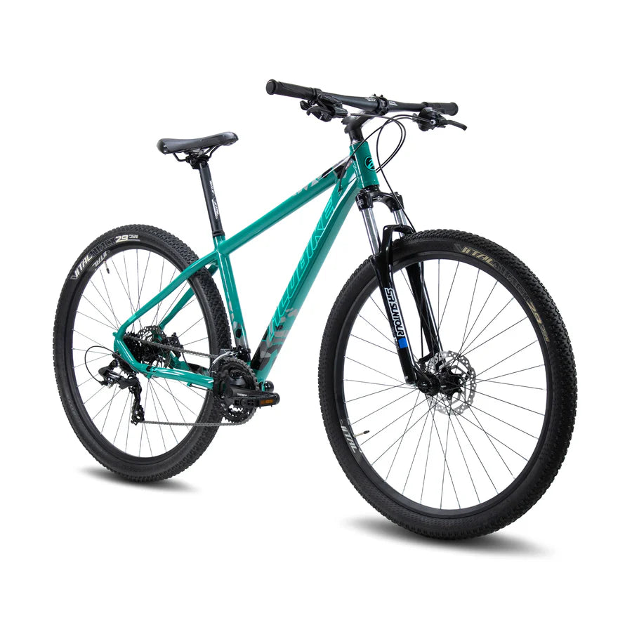 BICICLETA ALUBIKE MTB SIERRA 29 COLOR ESMERALDA TALLA M 24V ALUMINIO