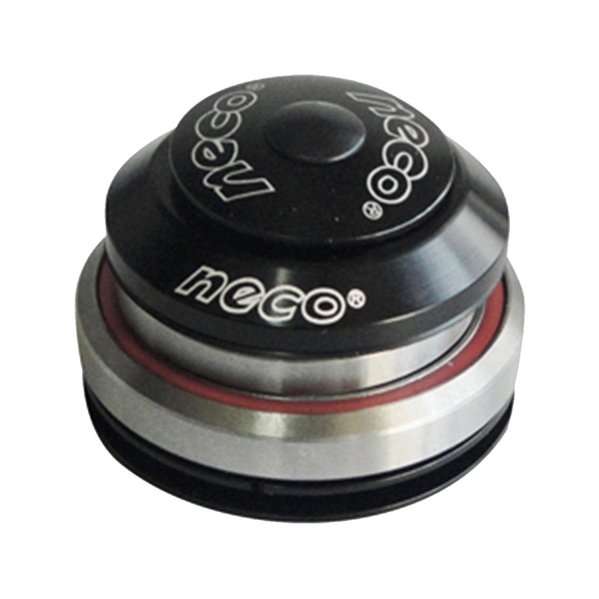 TAZA DE DIRECCION NECO H373 1 1/8”X1.5” INTEGRADA CONICA NEGRO