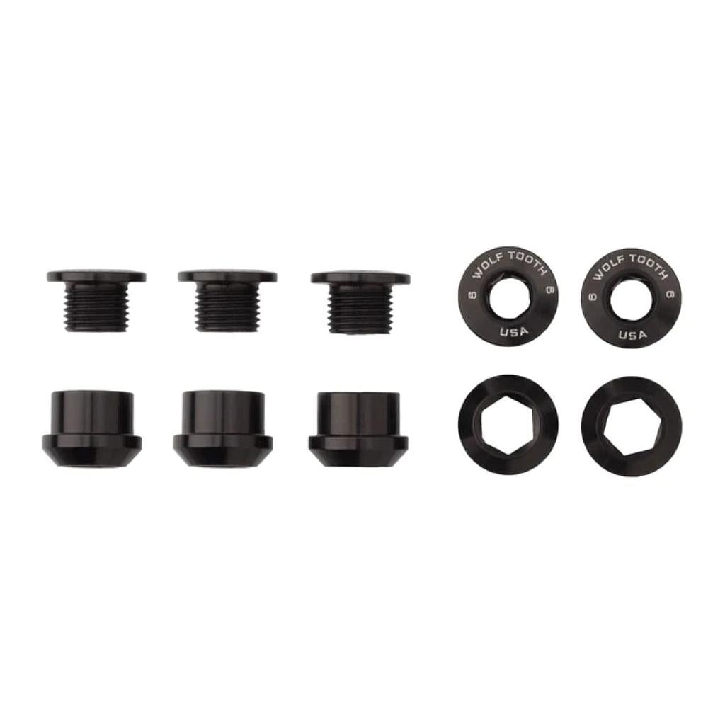 WOLFTOOTH JGO. 5 TORNILLOS/TUERCAS PARA PLATO