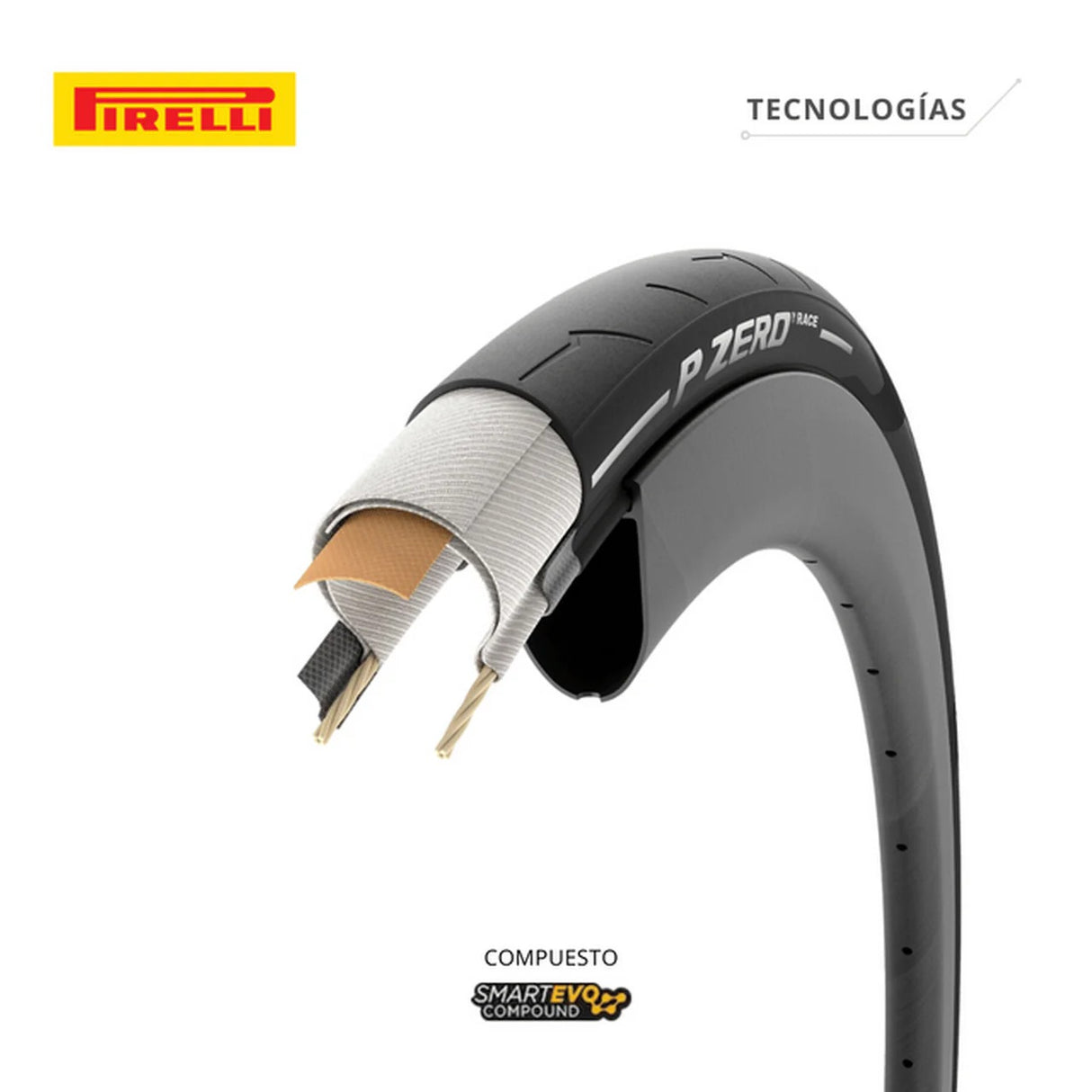 LLANTA DE RUTA PIRELLI P ZERO RACE COLOR EDITION DORADO 700×26