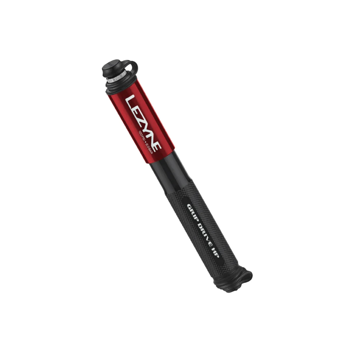 Bomba de mano Lezyne Grip Drive HP Mediana Rojo