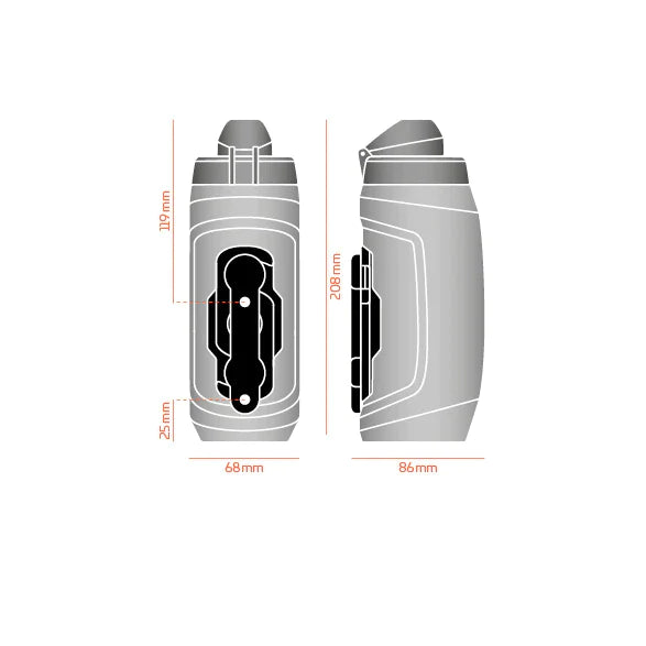 COPIA DE ÁNFORA FIDLOCK TWIST 750ML + BASE PARA BICICLETA