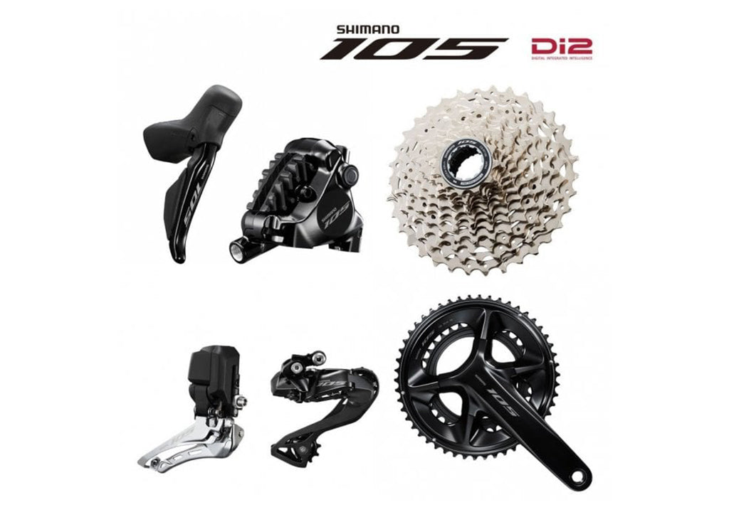 Transmision Completa Shimano 105 Di2 2x12