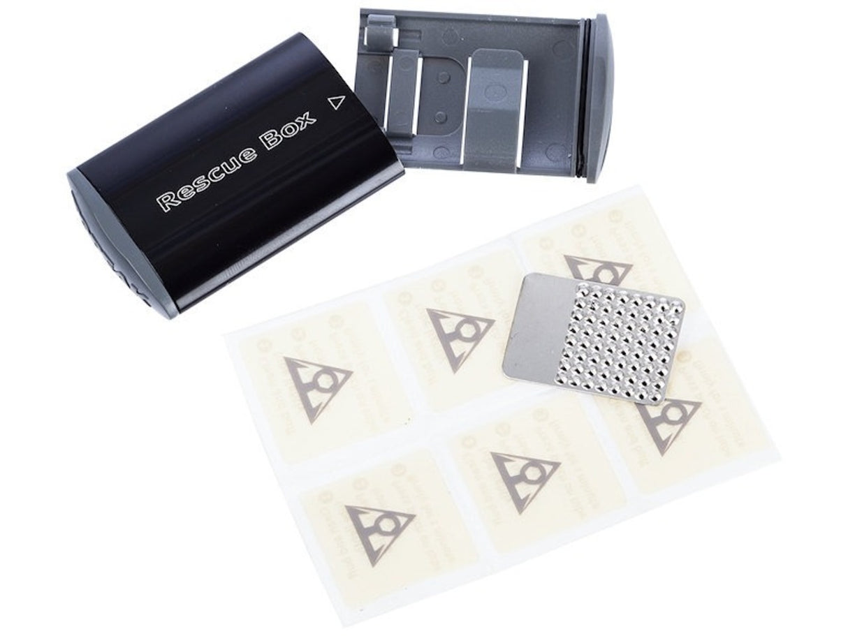 KIT DE PARCHES TOPEAK RESCUE BOX NEGRO