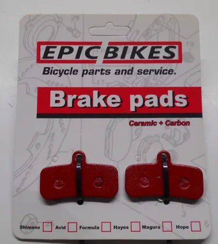 BALATAS EPIC BIKES BRAKE PADS CERAMIC + CARBON