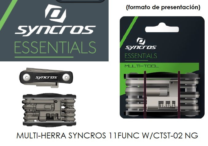 HERRAMIENTA SYNCROS 11 FUNCIONES
