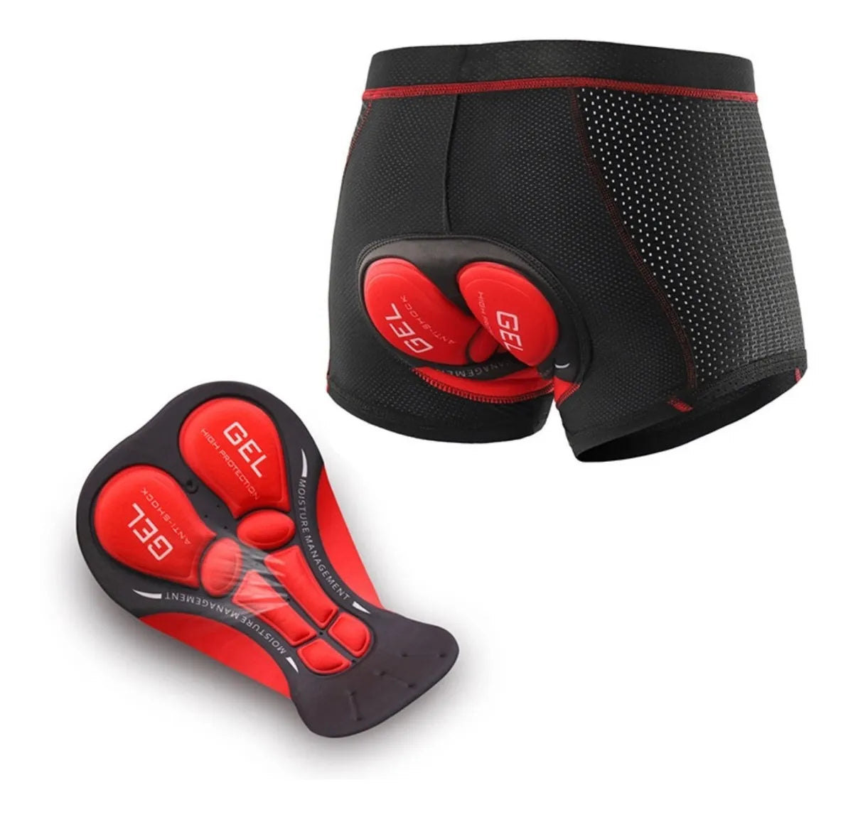 SHORT CON PAD DE GEL BICICLETA