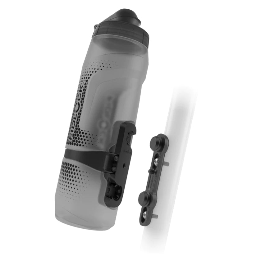 ÁNFORA FIDLOCK TWIST 800 ML + BASE PARA BICICLETA TRANSPARENTE NEGRO