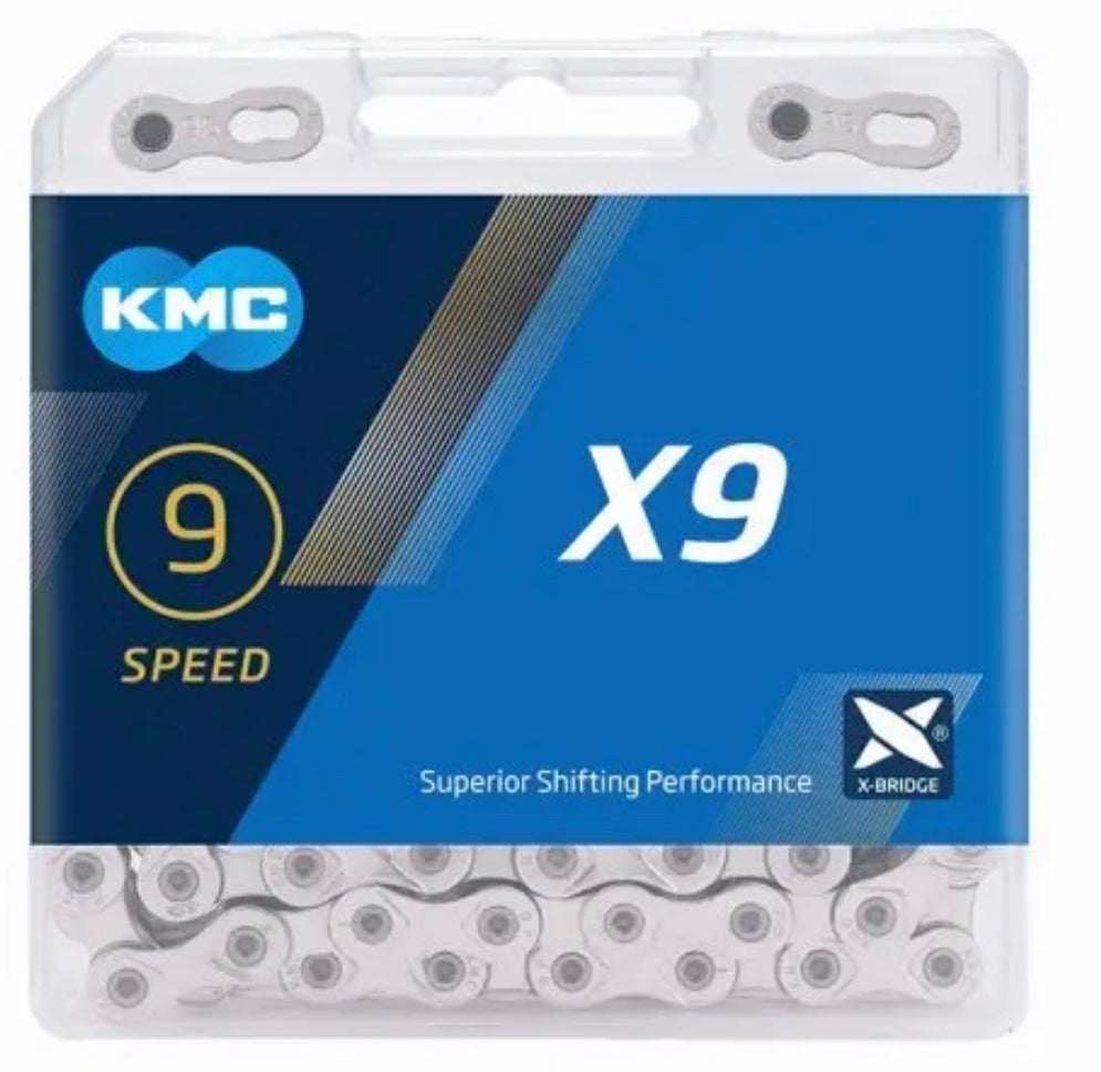 CADENA KMC X9 9 VELOCIDADES