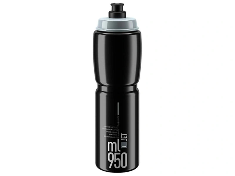 ANFORA JET NEGRO LOGO GRIS 950ML