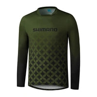 JERSEY MANGA LARGA S/CIERRE MYOKO VERDE MUSGO TALLA XL SHIMANO