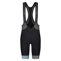 BIB SHORT VELOCE NEGRO/TURQUESA TALLA S SHIMANO