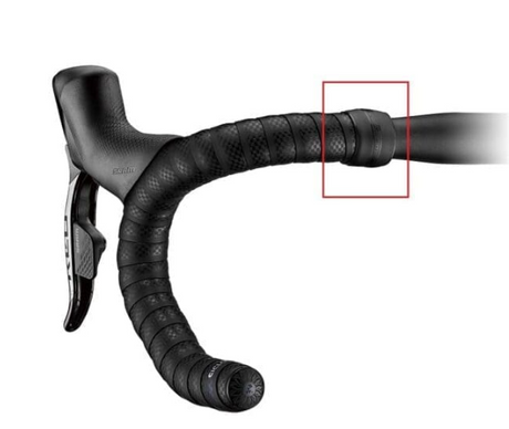 Finish Ring para cinta de manubrio Ciclovation Matte Black