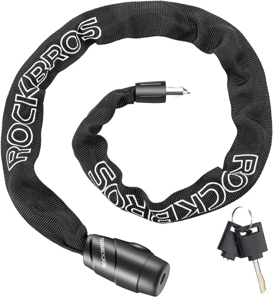 Candado de cadena con llave Rockbros