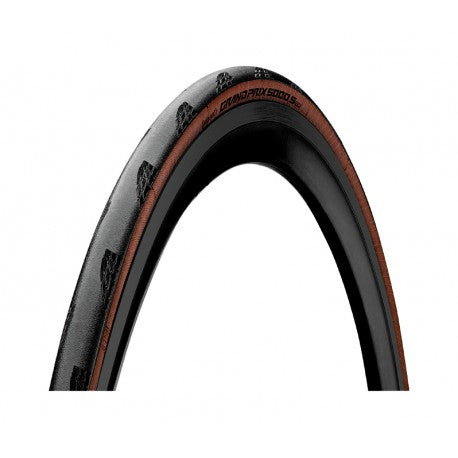 LLANTA CONTINENTAL GRAND PRIX 5000S TR ETRTO 28-622 700X28C COLOR NEGRO CARA CAFE PLEGABLE