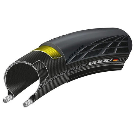 LLANTA RUTA CONTINENTAL 5000S TR 700 X 30C TR NEGRO