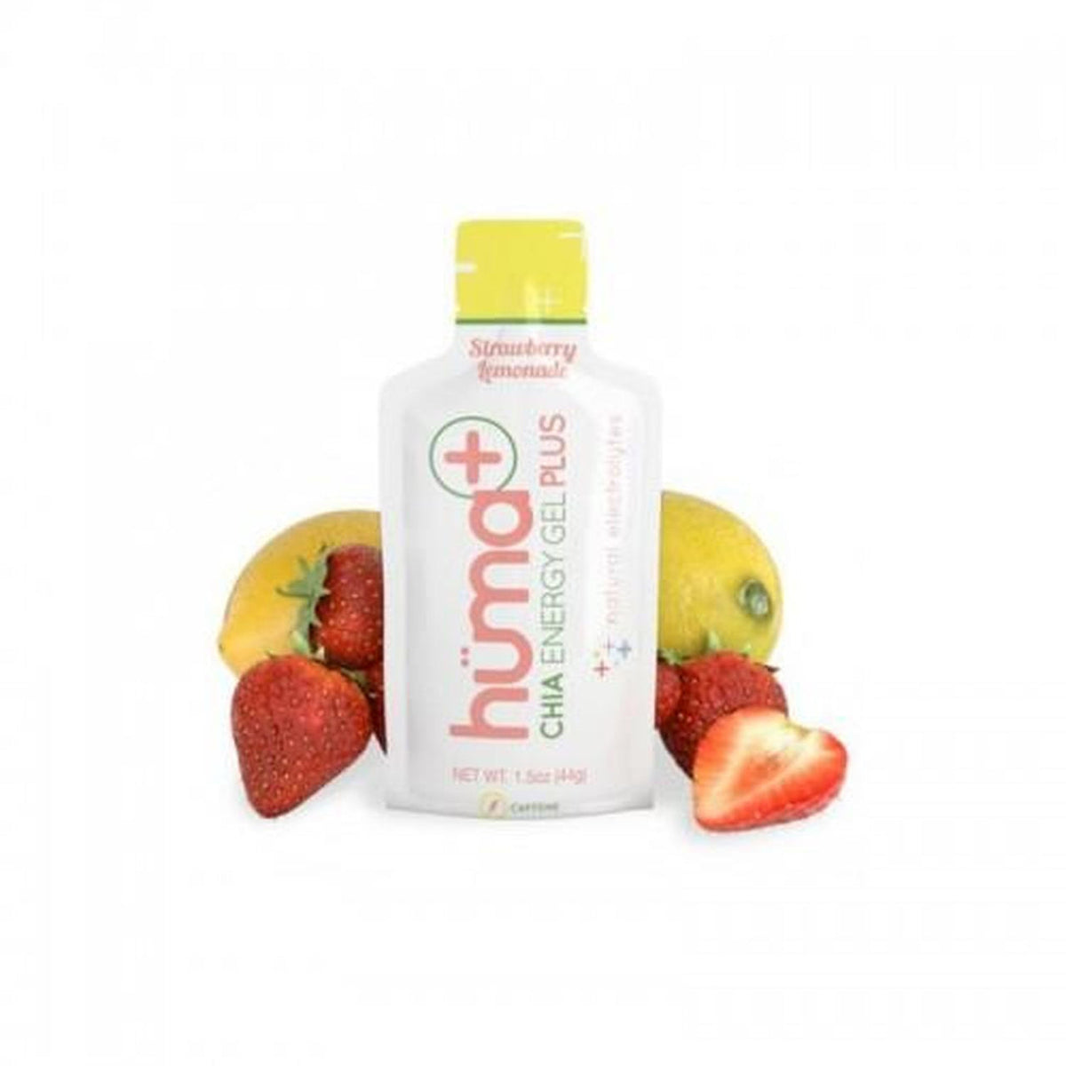 HUMA CHIA ENERGY GEL PLUS 42G - LIMONADA DE FRESA CON CAFEÍNA