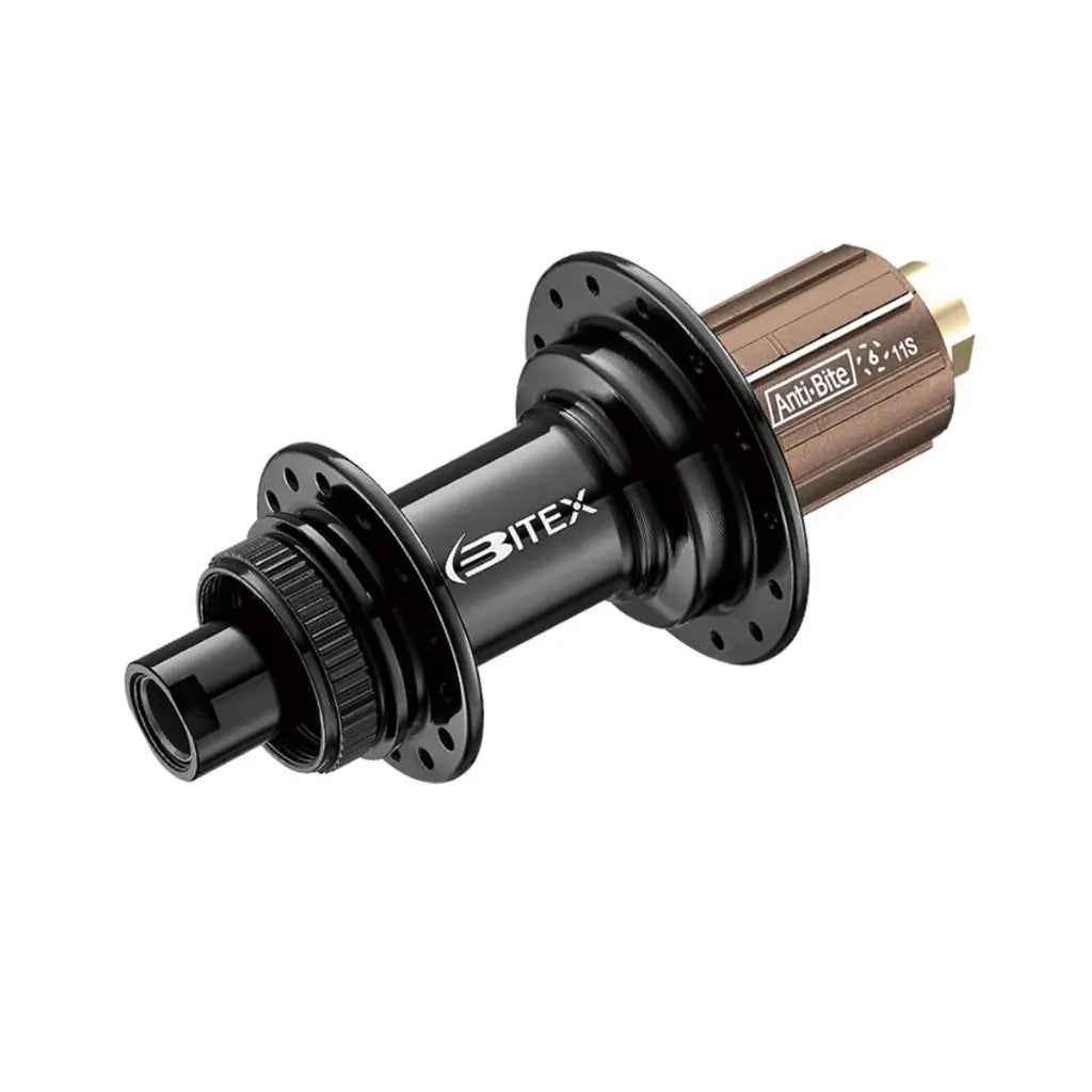 MAZA TRASERA GRAVEL BITEX ´25 BX108R DISC CENTERLOCK 12x142 MM NEGRA "J" 32h