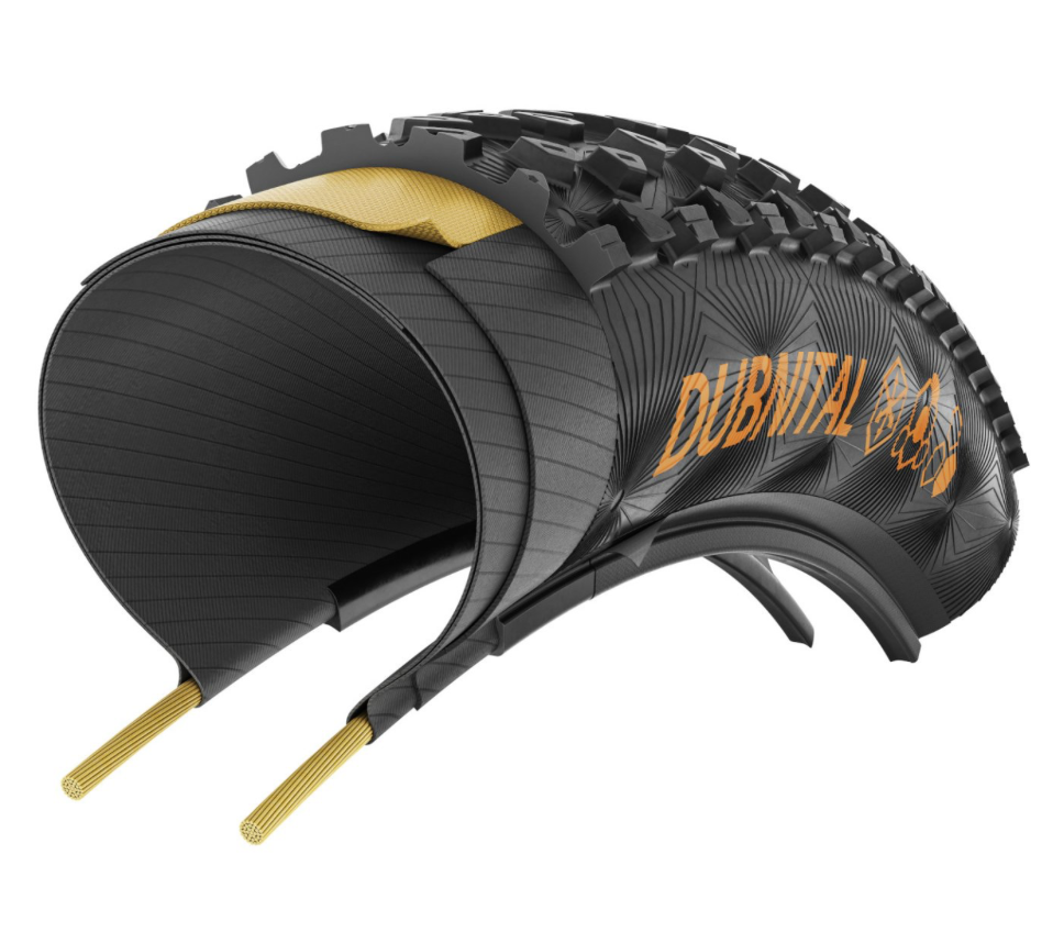 LLANTA CONTINENTAL MTB DUBNITAL TRAIL RAPID (60-622) 29 X 2.4 NEGRO